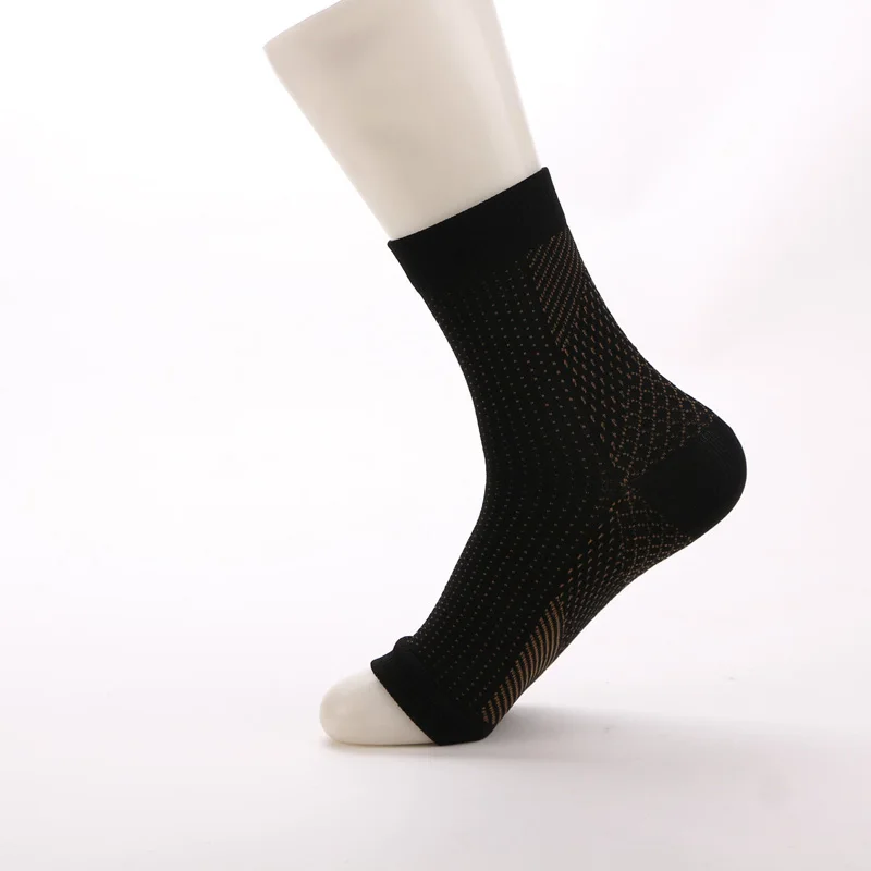 1 Pair Vita-Wear Copper Infused Magnetic Foot Support Compression Foot Sleeve Men Women Compression Socks