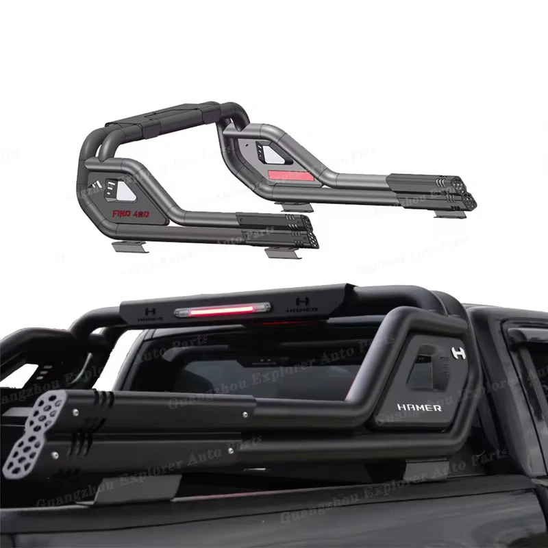 BR  HM Universal Steel Roll Bar for Nissan NP300 for Ranger for Hilux Vigo Revo Rocco Dmax Hamer Triton Pick-up Vehicles