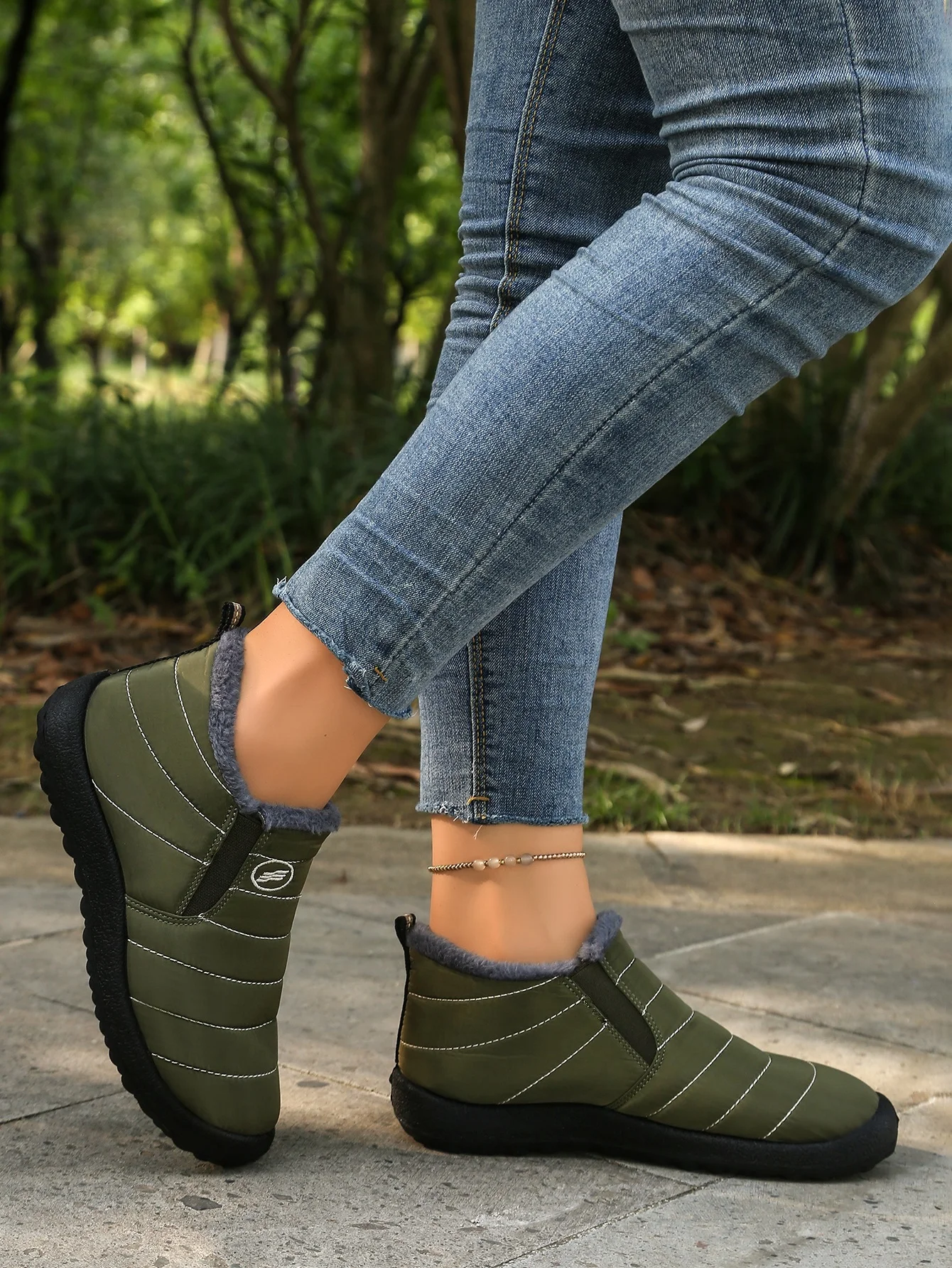 Damen-Winterstiefel 2025: Neue wasserdichte Plüsch-Schneestiefel für Damen – Warmhaltend, im Angebot mit kostenlosem Versand – Detail 21