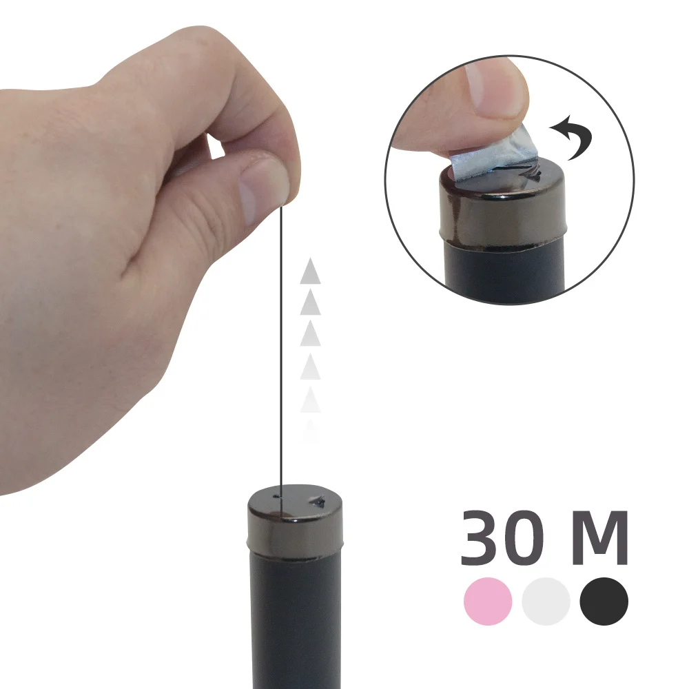 30M Mapping String Microblading Eyebow Make Up Dyeing Thread Semi Permanent Tattoo Brows Positioning Line Measuring Tool 1 Box