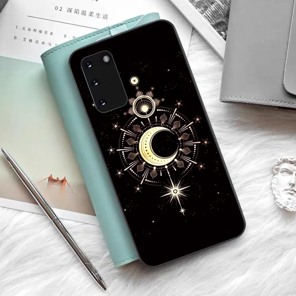 Suns Moons Clouds Astrological   Phone Case For Samsung S 9 10 20 21 22 23 30 23plus lite Ultra FE S10lite Fundas