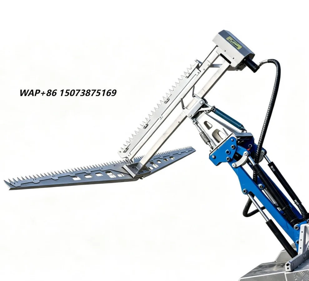 Multi-functional Amphibious Reaper Harvester with Reed Cutting Attachments Hydraulic Drive High Productivity.