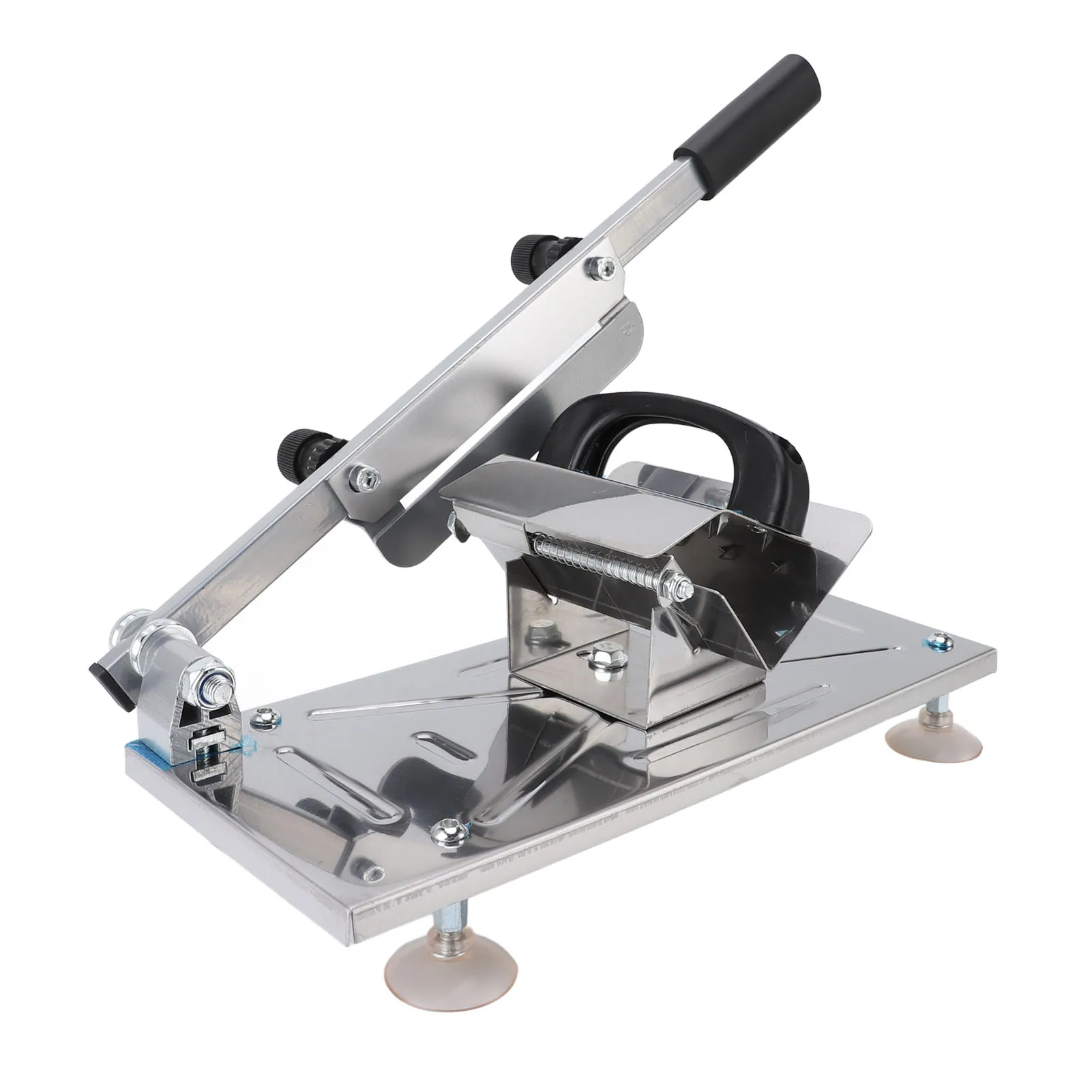 

Meat Slicing Machine, Stainless Steel Manual Meat Slicer, Multifunctional for Beef, Mutton, Frozen Meats - Commercial and Home U