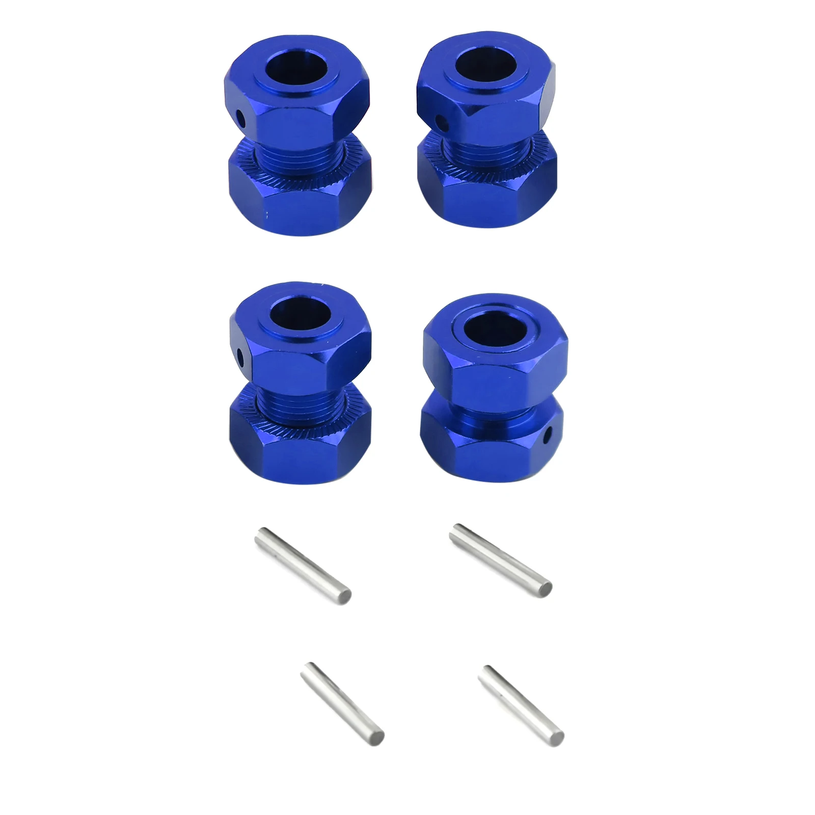 Imagem -05 - Hex Hexagonal Union Metal Anti-loose Nut Cubos de Rodas Peças de Atualização para Arrma 6s Kraton Outcast rc Carro Acessório Pcs 17 Milímetros