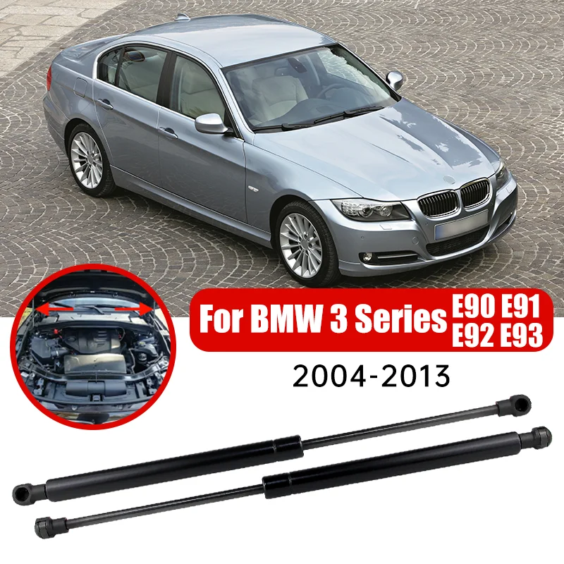 

2PCS Front Bonnet Hood Gas Struts OEM#:51237060550 For BMW 3 Series E90 E91 E92 E93 2004 2005 2006 2007 2008 2009 2010 2012-2013