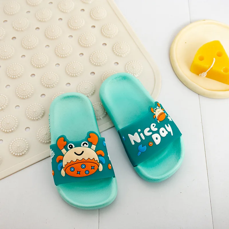 

2026 Cartoon Children Slippers Boy Girls Casual Shoes Flat Beach Water Shoes Indoor Soft Kids Cute Flip Flops for Boy Girl