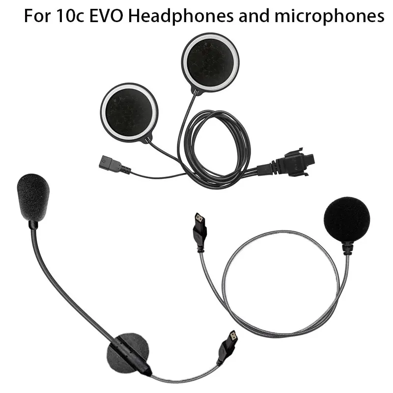 Для Sena 10C EVO мотоциклетная камера Bluetooth устройство связи наушники и микрофон