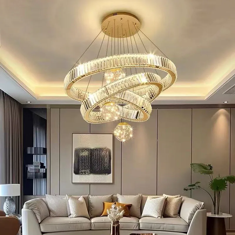 

home decorationPendant lights, luxury crystal living room chandelier, dining room Pendant lamp, ceiling light, indoor lighting