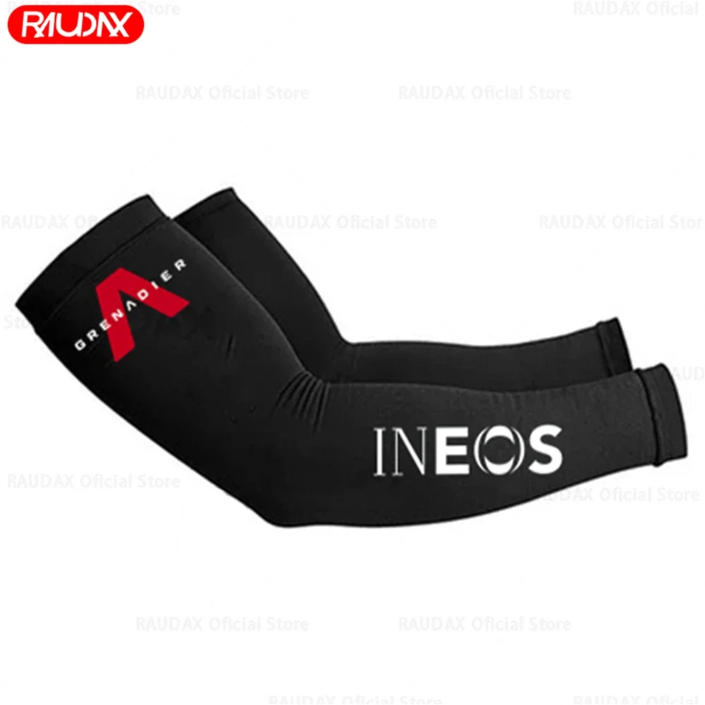 2023 Team Ineos Grenadier Leg Warmers Black UV Tection Cycling Arm Warmer Breathable Bicycle Running Racing MTB Bike Leg Sleeve