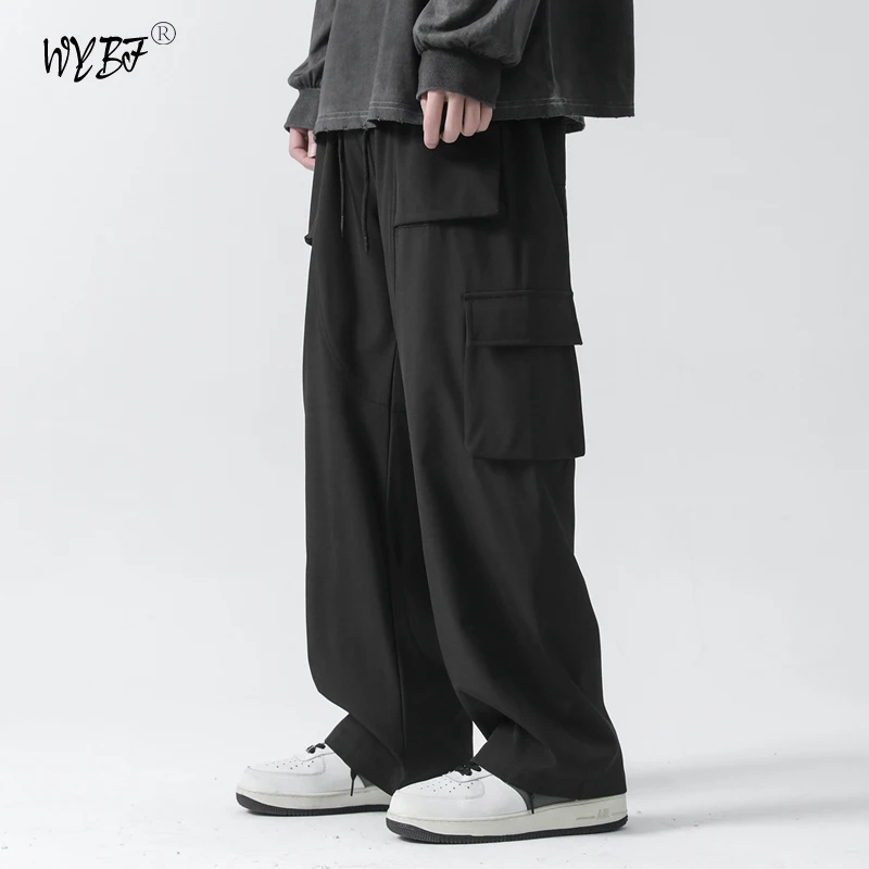 Men Casual Joggers Pants Fashion Streetwear Oversized Sports Wide Leg Pants Hip Hop Y2k Sweatpants  Baggy Trousers