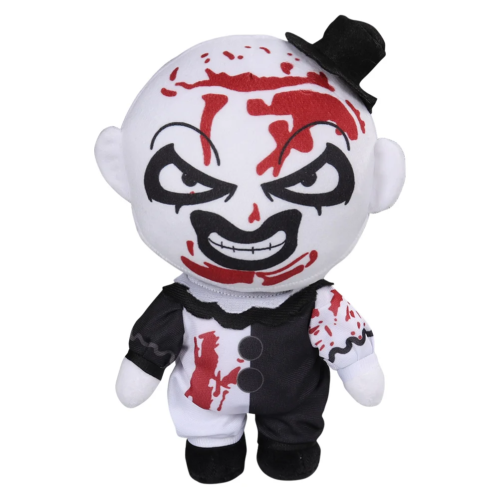 Terrifier Cosplay Art the Clown Cosplay Plush Doll Cartoon Soft Stuffed Dolls Mascot Birthday Xmas Gift Halloween Carnival Props