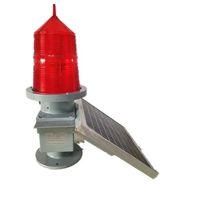 HAN155S Solar power led aviation lamp / signal telecom tower light