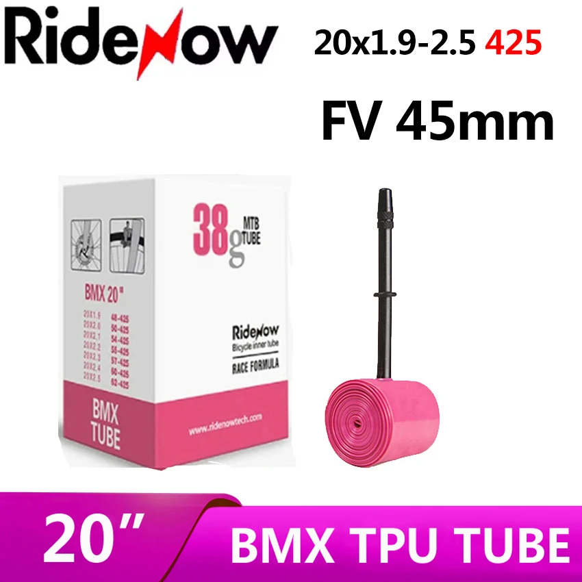 RideNow TPU Fahrradschlauch 20 Zoll 425 BMX Fahrradreifen 45mm Presta-Ventil MTB Fahrradreifen 20"x 1.9 2.0 2.1 2.2 2.3 2.4 2.5 – Detail 1