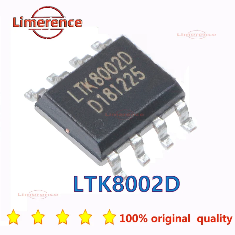 10PCS  LTK8002D LTK8002D 8002D patch SOP-8 3W Class AB high-end audio power amplifier IC chip