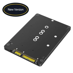 SSD Adapter 2 in 1 Combine M.2 NGFF key B & mSATA to 2.5