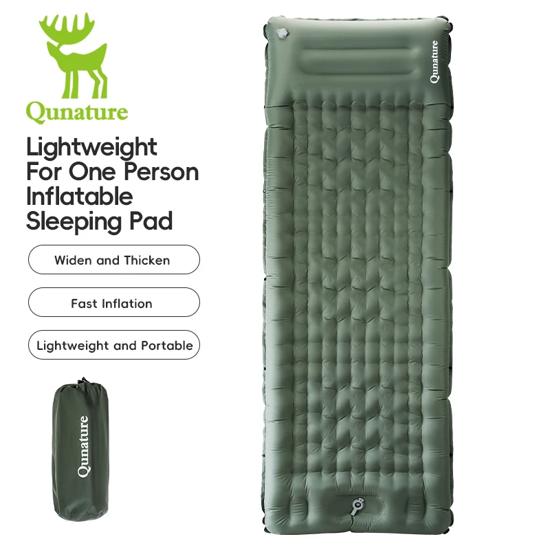 

Цифровая местная доставка, надувной матрас для кемпинга, спальный коврик, сверхлегкий походный водонепроницаемый складной матрас для одного человека