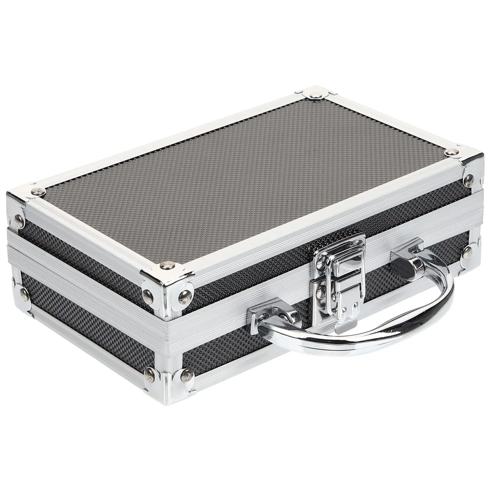 Aluminum Tool Box Case Reinforced Handle Storing Tools Hardware Accessories High Capacity Durable Storage Toolbox Solution