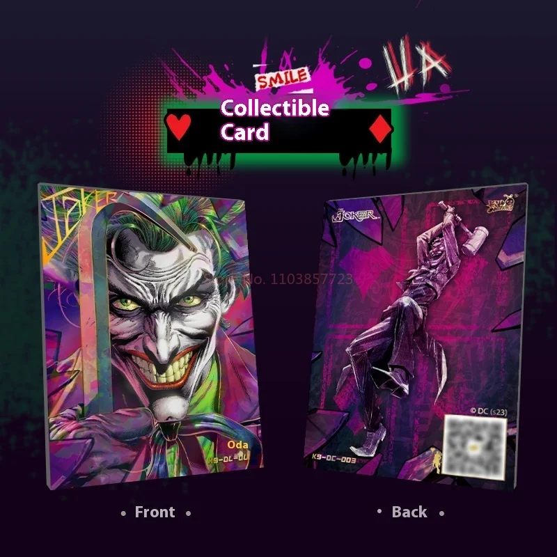 Authentic Kayou K9 Museum Dc Joker Comic Collection Card Villain Smile Card Authentic Gift Box Peripheral Collection Cards