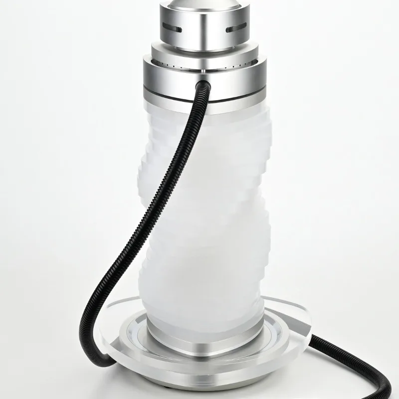 

Rotating hookah, high-end LED colorful single-tube atomized hookah set hookah