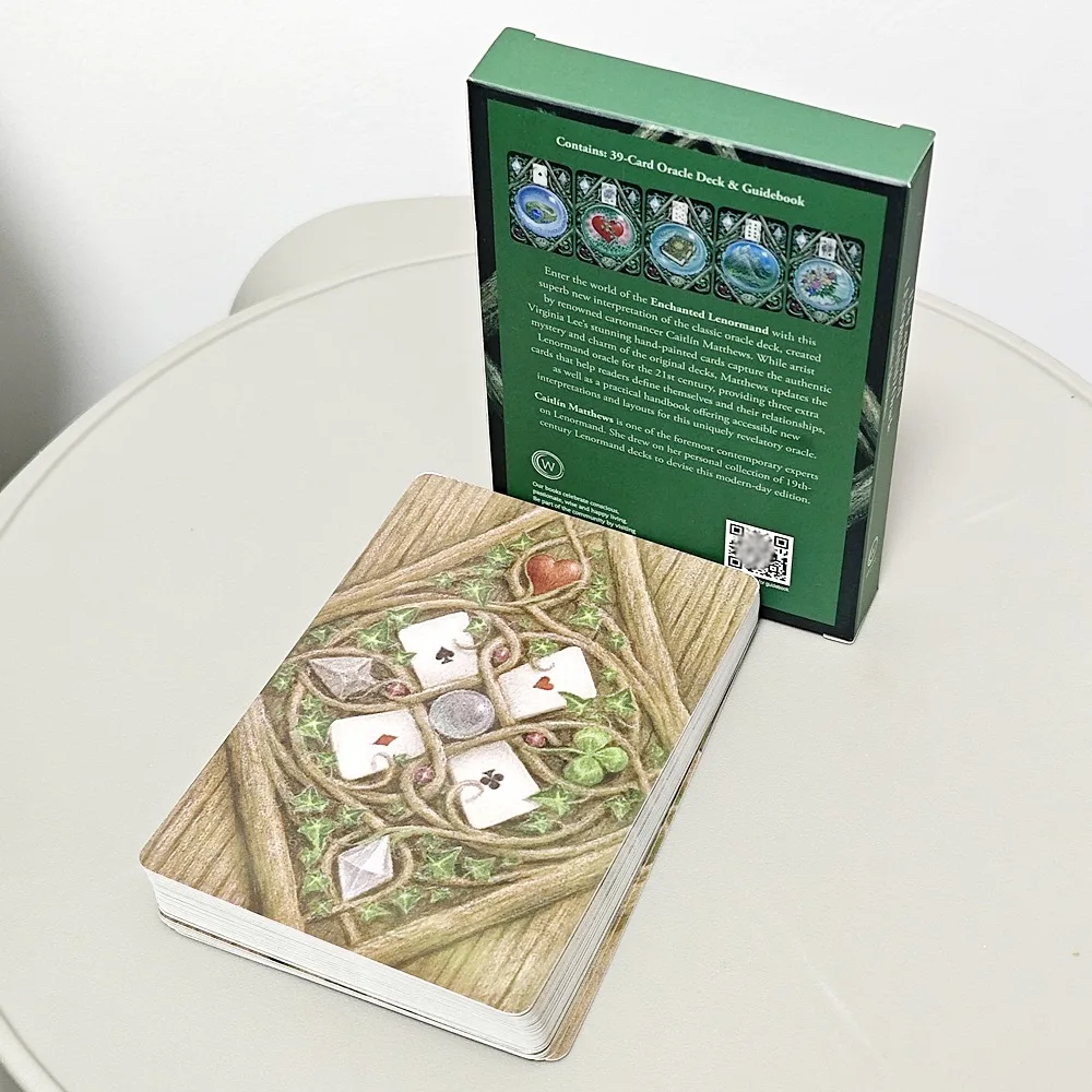 10.4*7.3cm The Enchanted Lenormand Oracle 39 Magical Cards To Reveal Your True Self and Your Destiny