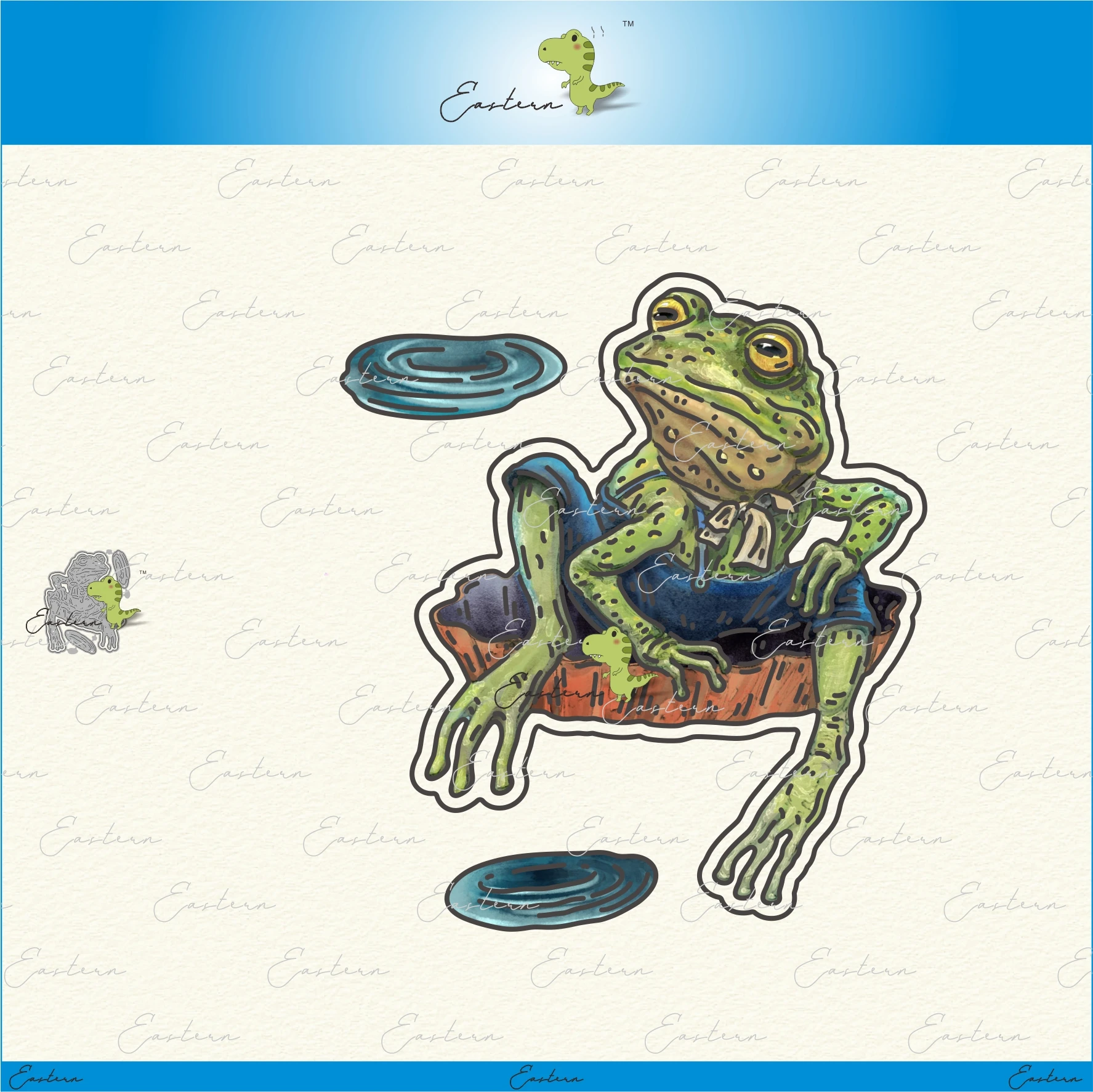 Croak Die Set metal cutting dies 2024 new diy molds Scrapbooking paper Making die cuts crafts Printed Sheet