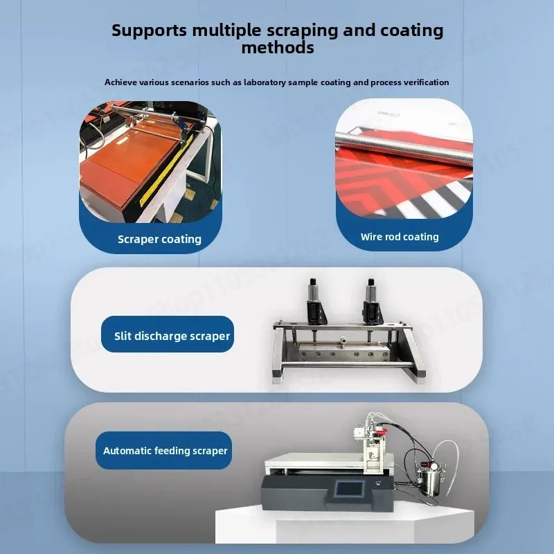 Laboratory Scraper Wire and Rod Integrated Coating Testing Machine, Small Automatic Coating Machine, Heated Scraper