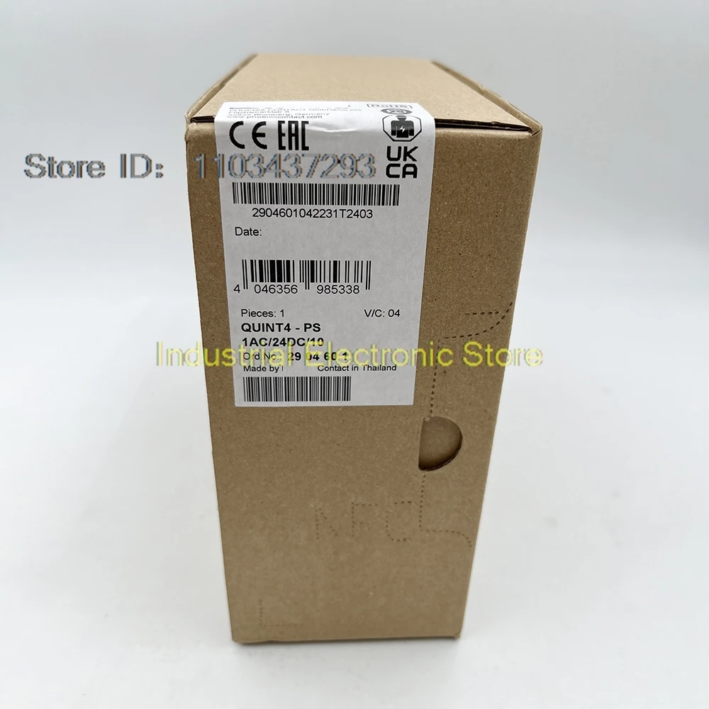 Фото Новый блок питания Phoenix QUINT POWER (замена: 2938604) 24VDC/10A QUINT4-PS/1AC/24DC/10 2904601