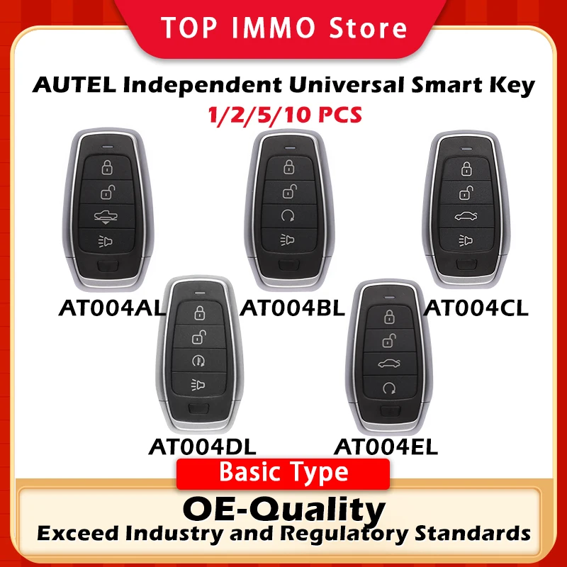 

Autel Ikey AT004AL AT004BL AT004CL AT004DL AT004EL Universal Smart Remote Key Use for KM100 IM508 IM608 XP400Pro 1/2/5/10Pcs/Lot