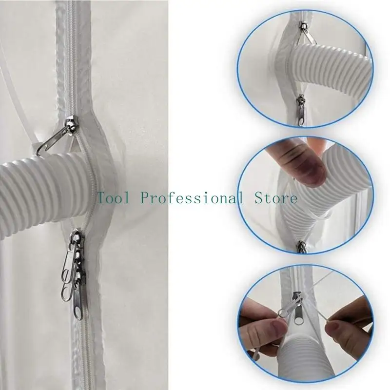 57QF Sealing Cloth for Sliding Door of Mobile Conditioner Air Screen Door Seal Auto-close Air Conditioning Baffle