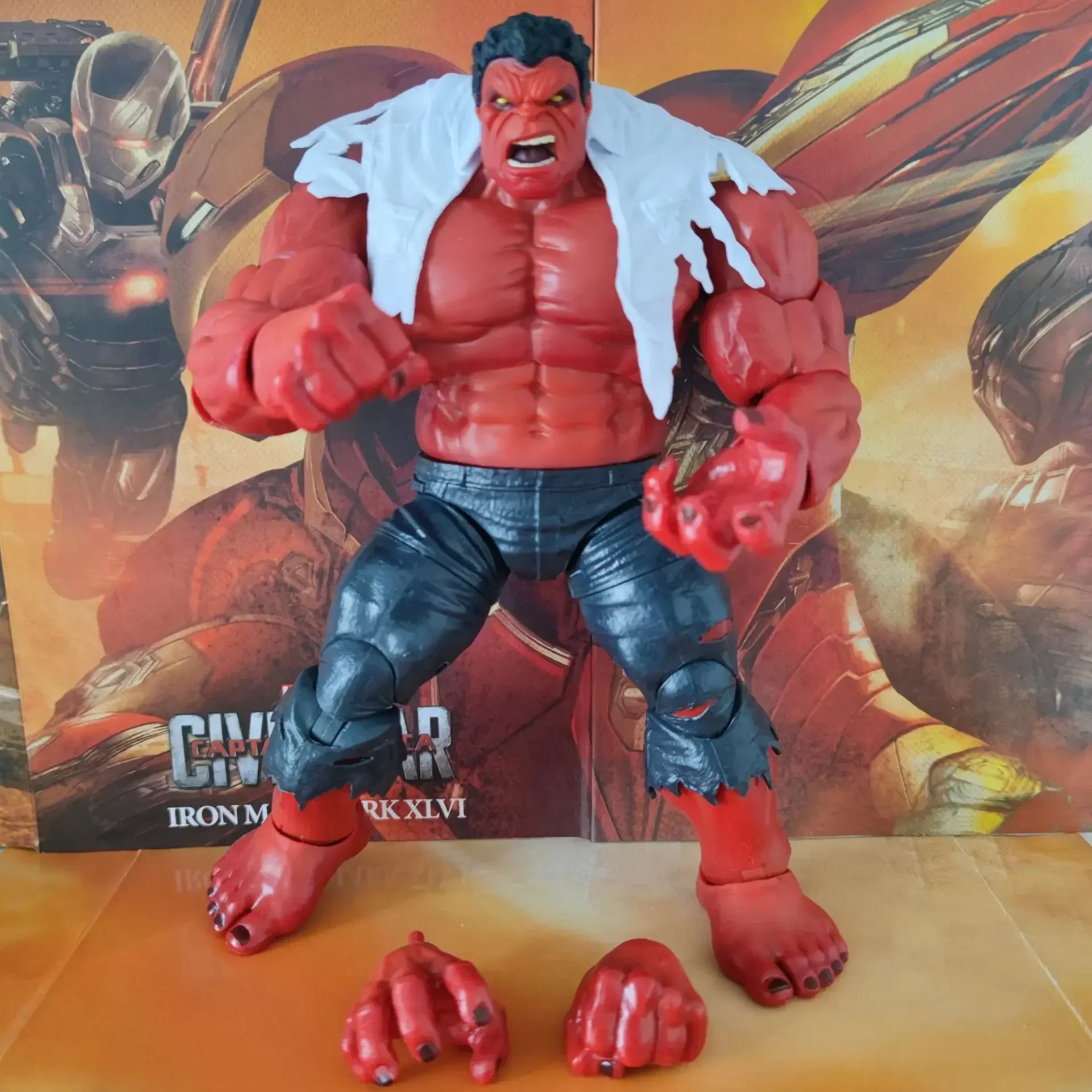 Marvel Legends Red Incredible Hulk Target Exclusive 8\