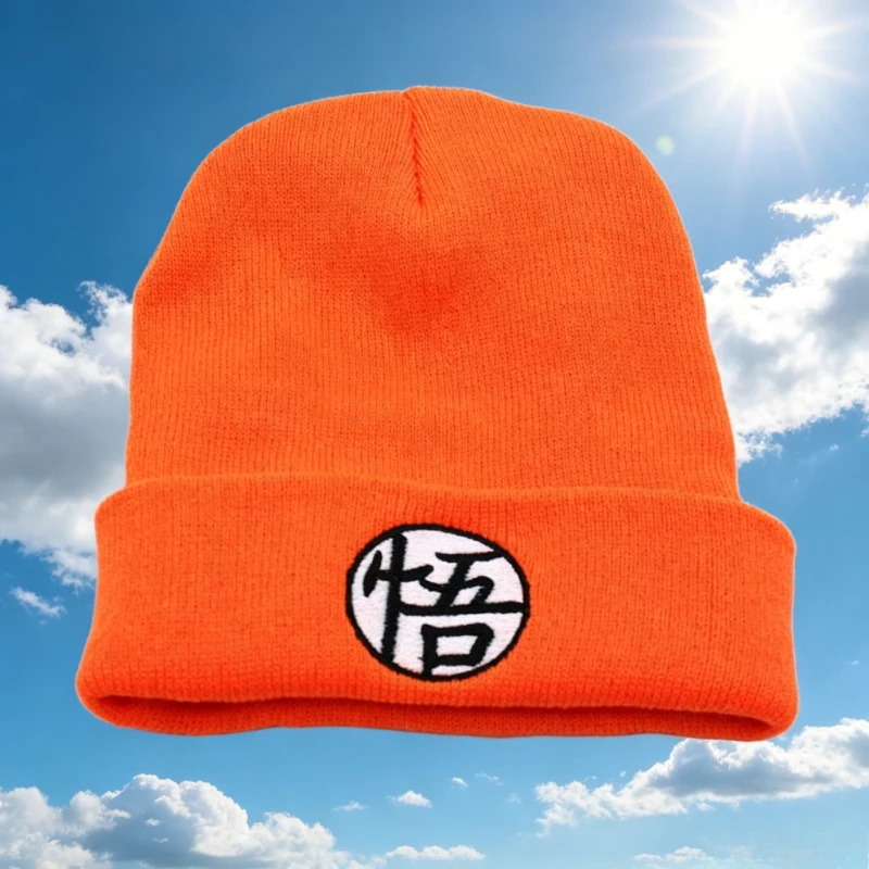 Dragon Ball Son Goku cartoon knitted hat personalized 2D-style hat cosplay costume props accessories anime merchandise wholesale view 5