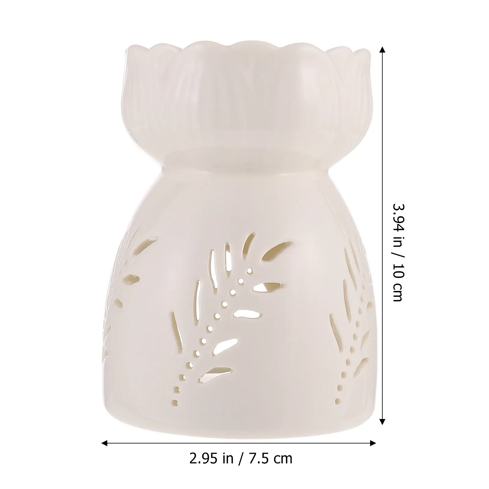 Ceramic Essential Oil Burner Aromatherapy Diffuser Tealight Scented Wax Melt Warmer Home Decor Serenity Room Office Decoration