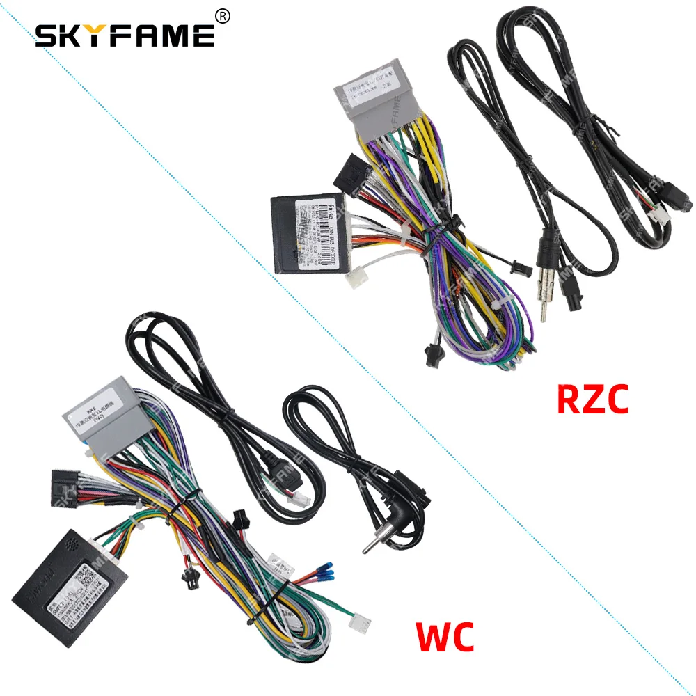 

SKYFAME Car 16pin Wiring Harness Adapter Canbus Box Decoder For Chevrolet Malibu XL GMF6.21 Android Radio Power Cable