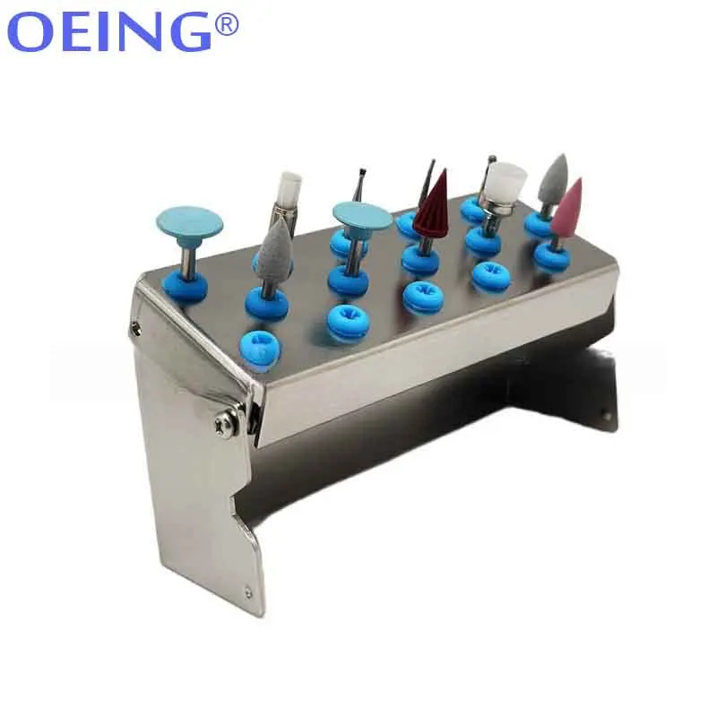 8/12/30 Holes Dental Disinfection Box  Hole Tip Holder Implant Drills Organizer  Endo File Fixer Burs Autoclave Sterilizer Case