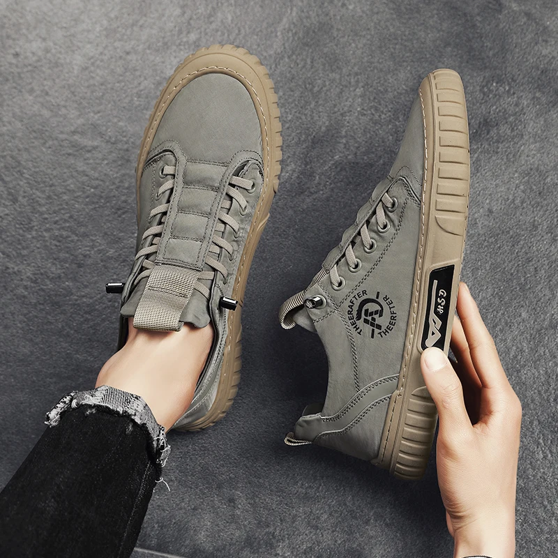 Fashion Men Shoes Mens Casual Shoes Lightweight Breathable Ice Silk Cloth Shoes Men Walking Running Sneakers Zapatos Deportivos image 2