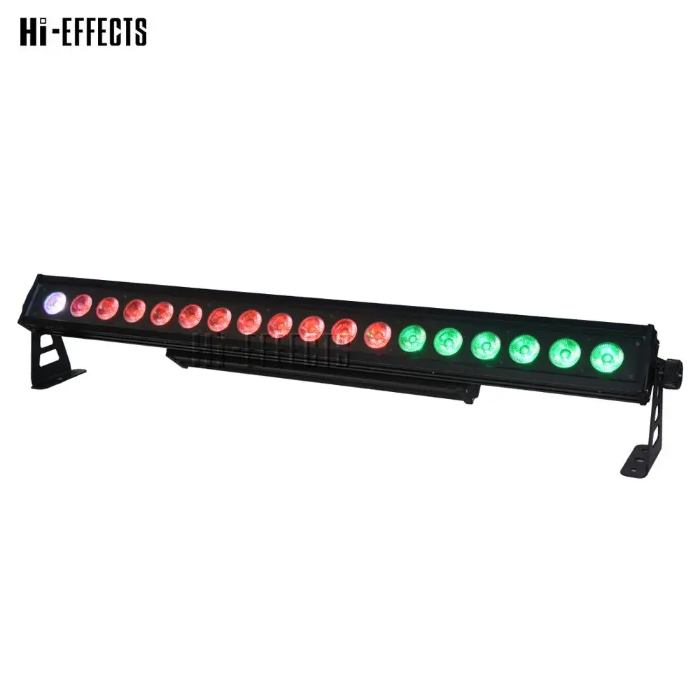 

2pcs/lot 18x10w Waterproof Wall Wash Light RGBW 4IN 1 Point Control LED Wall Washer Lights Wash Lighting for Wedding Party Show