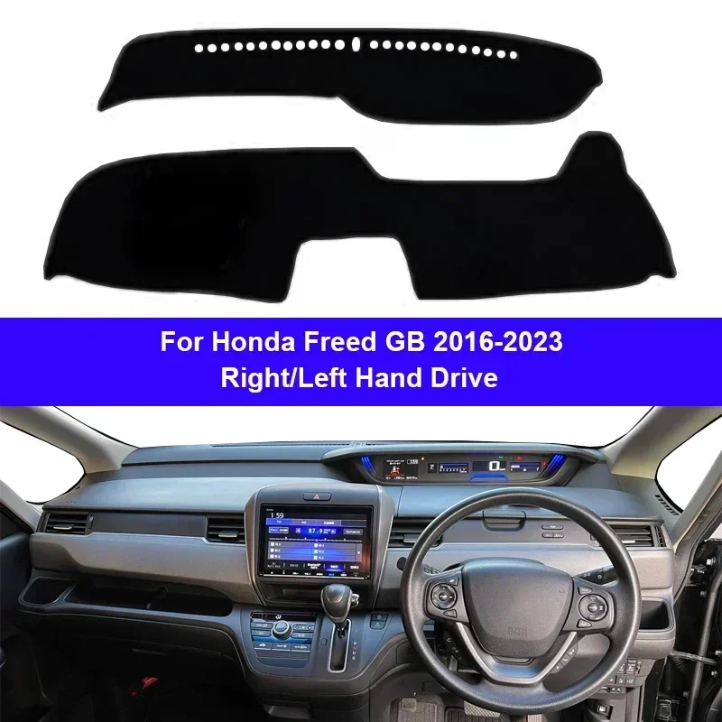 Car Dashboard Cover Non slip pad For Honda Freed GB 2016 - 2023 Protector Rug 2022 Car Dash Mat Sun Shade Pad Anti-UV Cushion