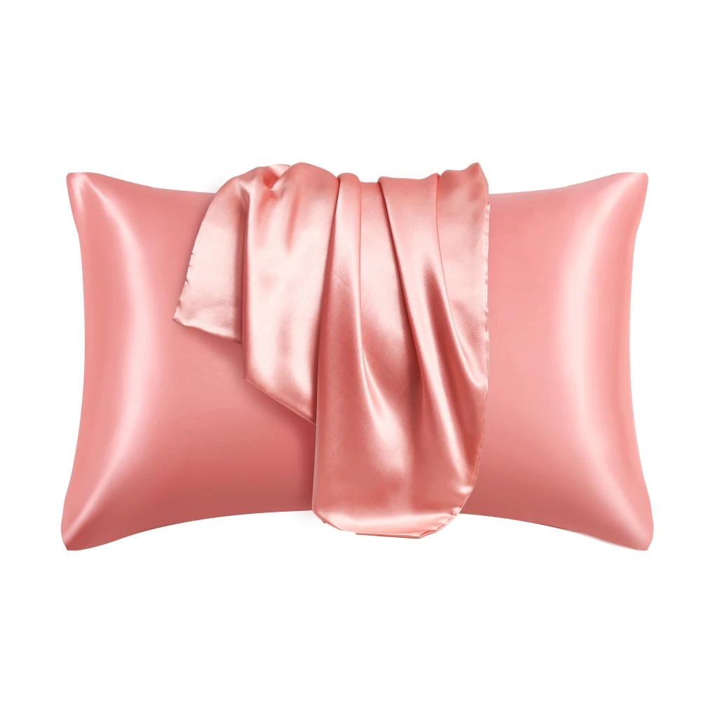 Nordic Seide Kissenbezug Weiß Schwarz Grau Khaki Blau Rosa Splitter Bett Kissenbezüge Luxus Fällen Hause Bettwäsche Dekor – Detail 16