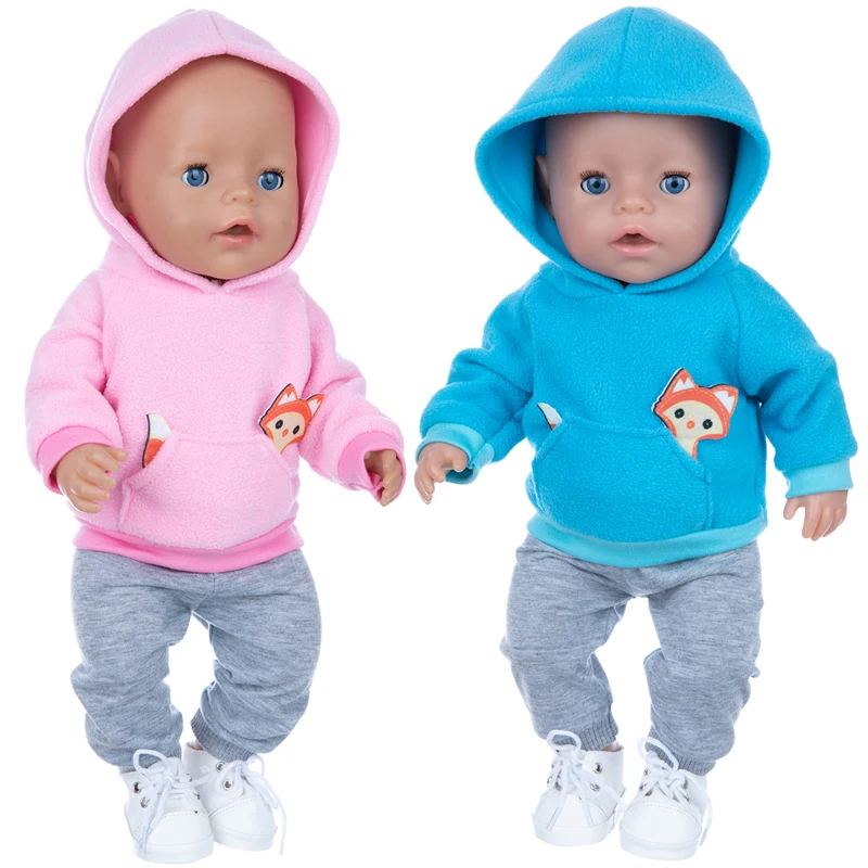 Baby Doll Clothes Hoody Sweater for 18