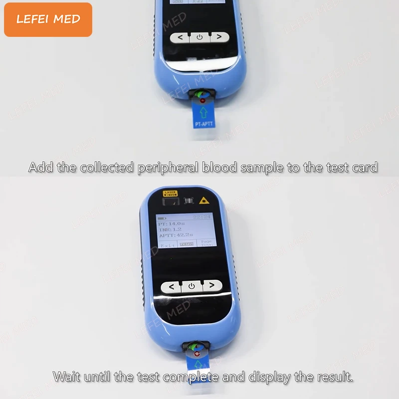 LF1212 Handheld blood coagulation analyzer automated pt aptt analyser   automatic