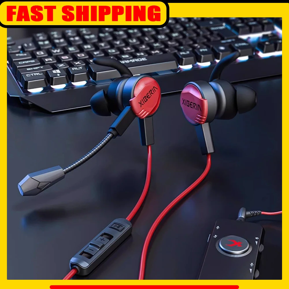 

Игровая гарнитура Siberia MG-1PRO с чипом звуковой карты CM108B, виртуальный объемный звук 7.1, внутриканальные наушники, аксессуары для ПК