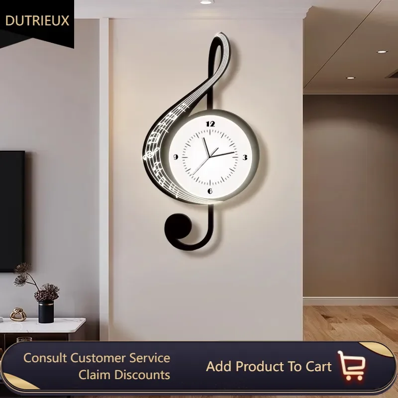 Unique Vertical Wall Clocks Silent Nordic Premium Design Aesthetic Wall Clock Luxury Christmas Zegar Scienny Bedroom Stuff