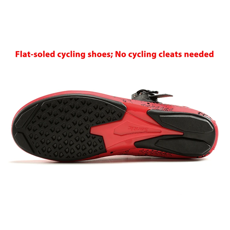 Santic Cycling Shoes Outdoor Riding Sport Road Hard Shoes Locking Nylon Sole Non-slip Wear-resistant Breathable Male Asian Size