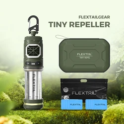 FLEXTAILGEAR TINY REPELLER - Repellente per zanzare con luce da campeggio e batteria ricaricabile per campeggio all'aperto, zaino in spalla, patio
