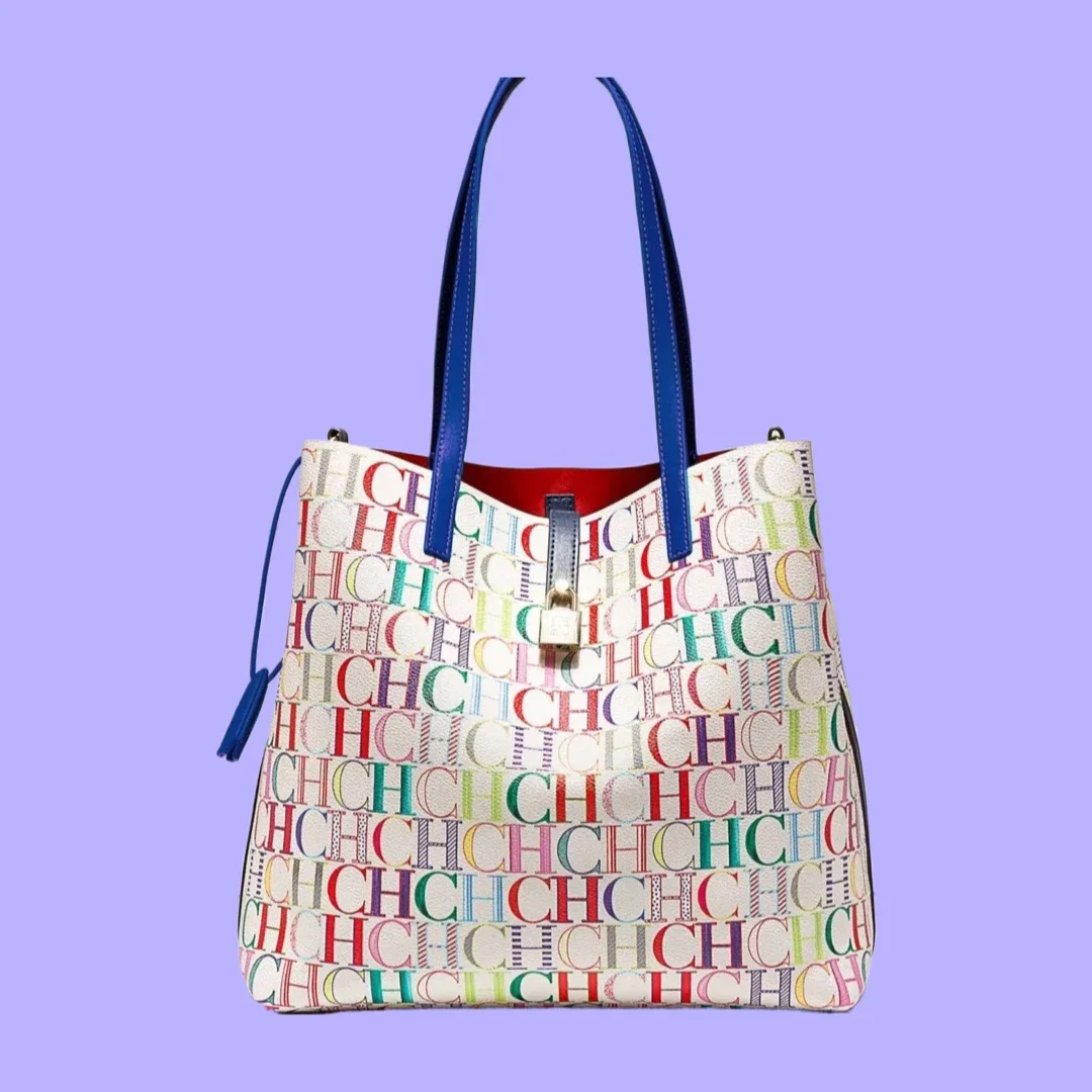 

Women's Tote Bag Elegant Leather Shoulder Strap Included Famous Designer Luxury Brand Spacious Interior