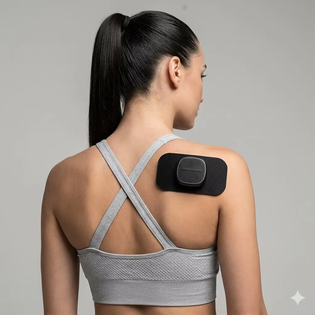 Advanced Breathable Heat Vibration Wearable 2-Piece Set, Customizable Massage Device