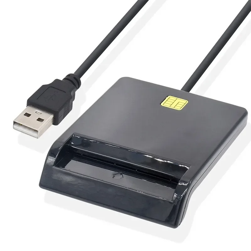 Lettore di Smart Card USB per lettore di schede EMV IC/ID di carte bancarie di alta qualità per Windows 7 8 10 Linux OS USB-CCID ISO 7816