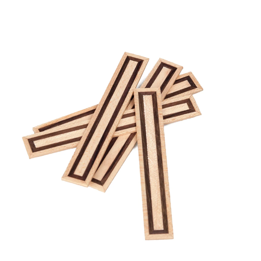 

NAOMI 5pcs Guitar Bridge Inlay Wood Bridge Tie Block Inlay Inlaid For Classical Flamenco Guitar Guitarra Accessories