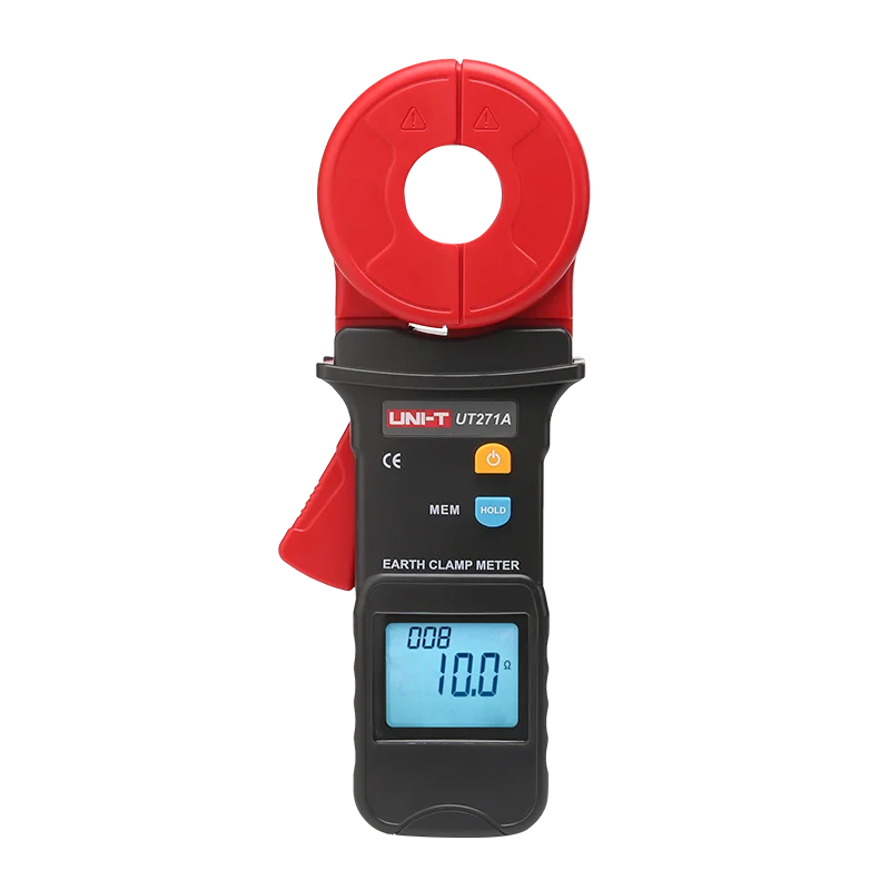 UT271A Clamp Grounding Resistance Tester 0.010 to 300Ω 32mm Clamp 1 Measurement per Second Portable Lab Testing Tool