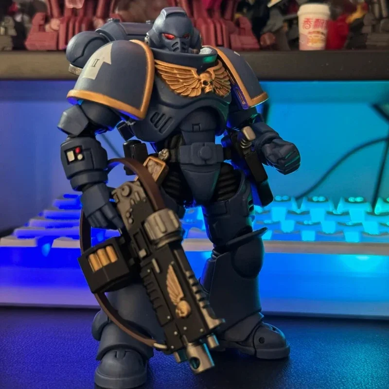 JOYTOY Warhammer 40k Ultramarines Intercessors Аниме Фигурка 1/18 Warhammer Space Marine Украшения Игрушки Подарок на день рождения